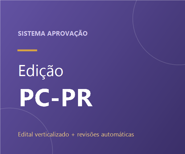 Capa do Sistema Aprovação PC-PR